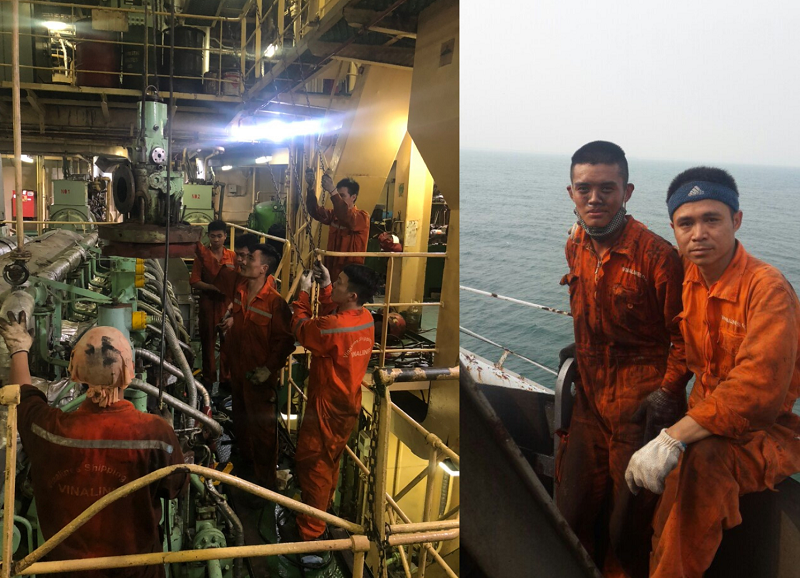 Máy trưởng quan tâm, khích lệ 