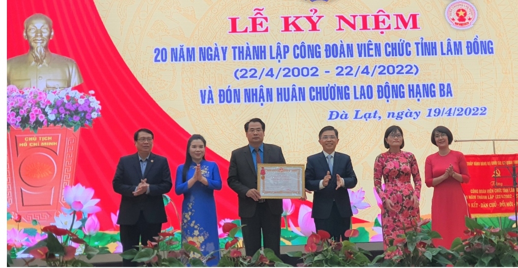 undefined Công đoàn Viên chức tỉnh Lâm Đồng: 20 năm – một chặng đường tự hào
