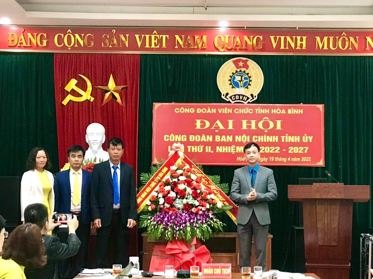 Công đoàn Ban Nội chính Tỉnh ủy tỉnh Hoà Bình tổ chức Đại hội lần thứ II