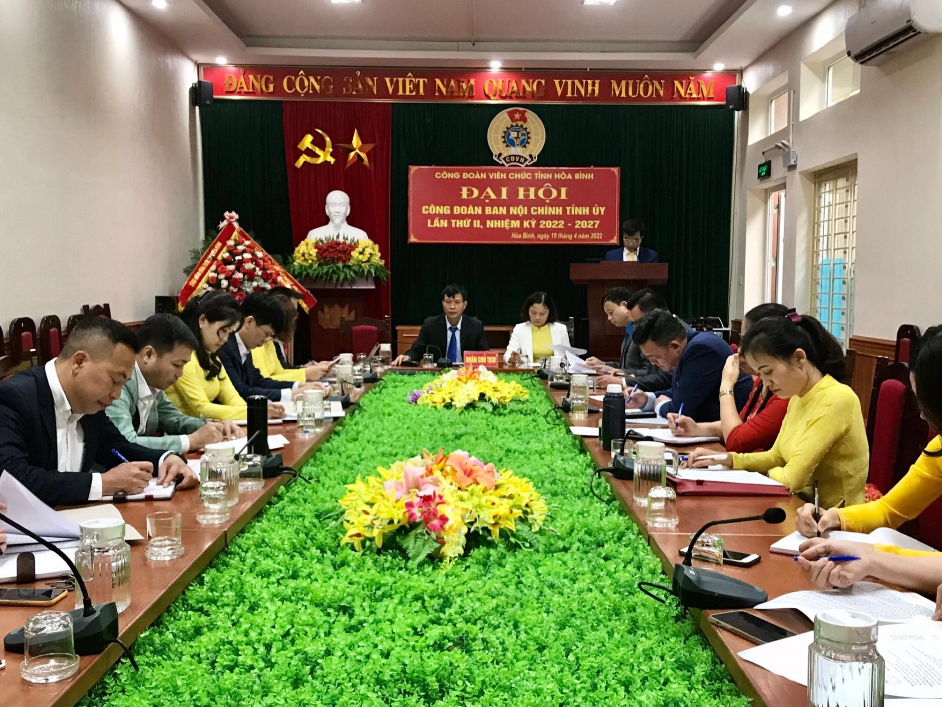 Công đoàn Ban Nội chính Tỉnh ủy tỉnh Hoà Bình tổ chức Đại hội lần thứ II