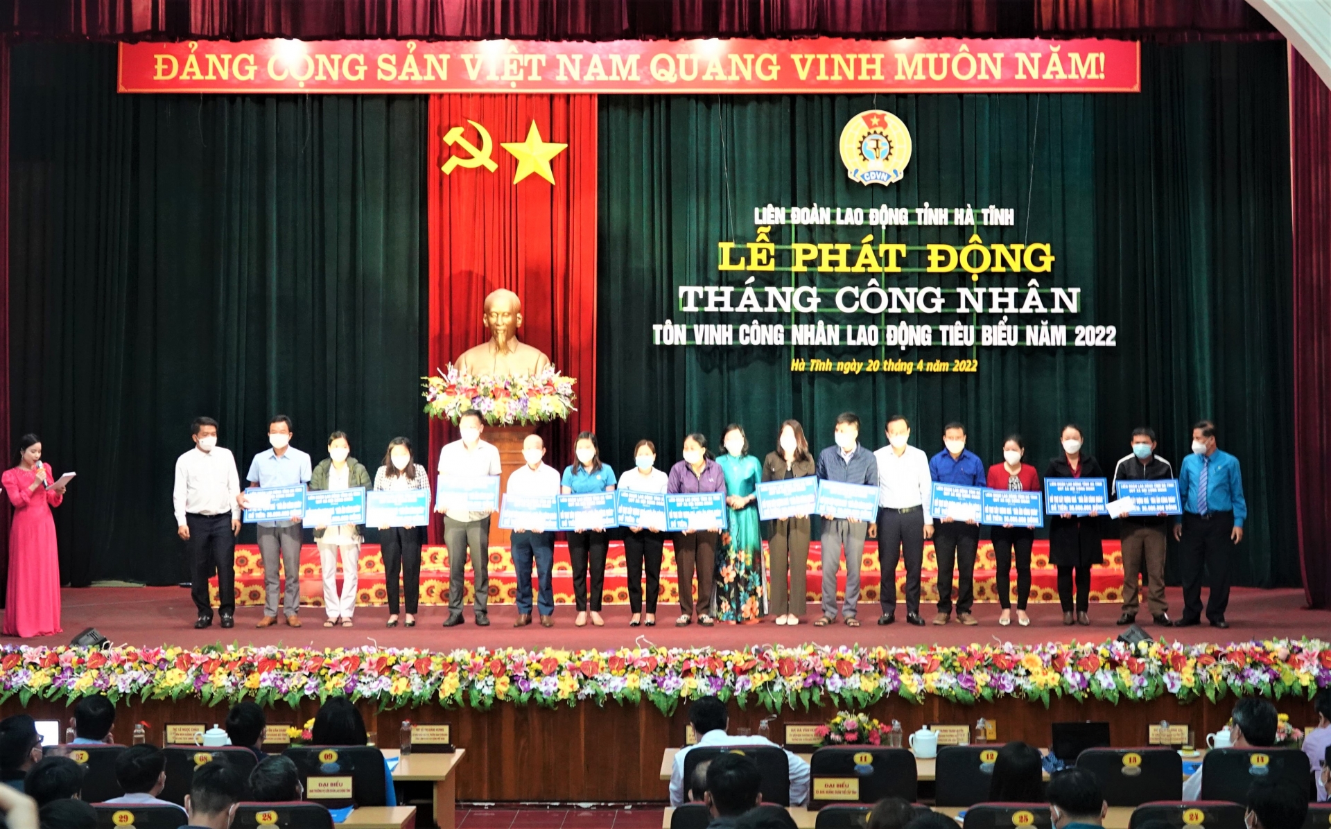 CNVCLĐ tiếp tục phát huy tinh thần đoàn kết, khát vọng vươn lên của người Hà Tĩnh