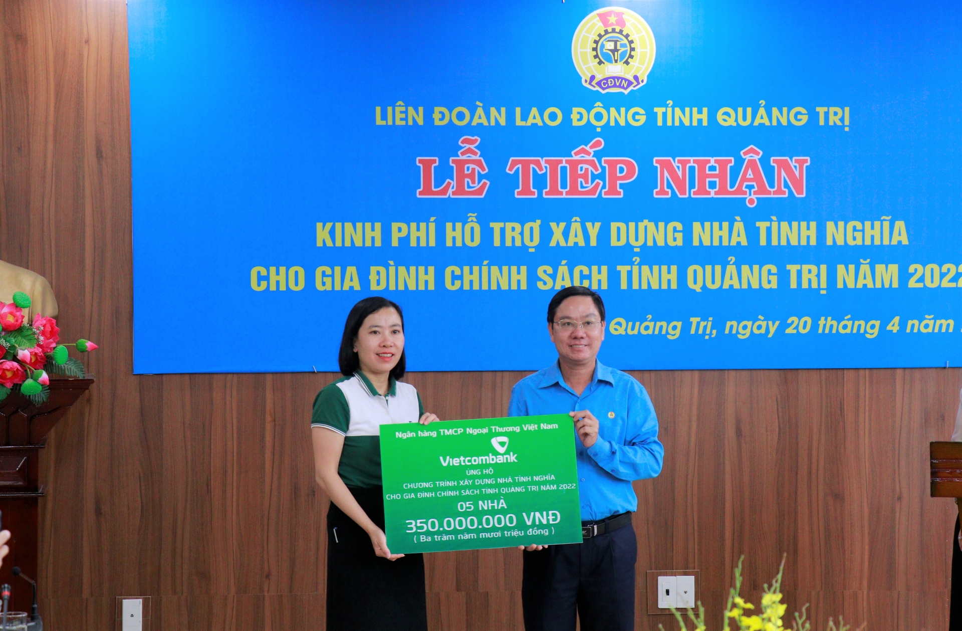 LĐLĐ tỉnh Quảng Trị: Sẽ huy động kinh phí, xây dựng 75 căn nhà tình nghĩa LĐLĐ tỉnh Quảng Trị: Sẽ huy động kinh phí, xây dựng 75 căn nhà tình nghĩa