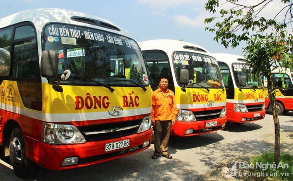 Nghệ An: Thí điểm đưa đón công nhân làm việc tại KCN bằng xe buýt