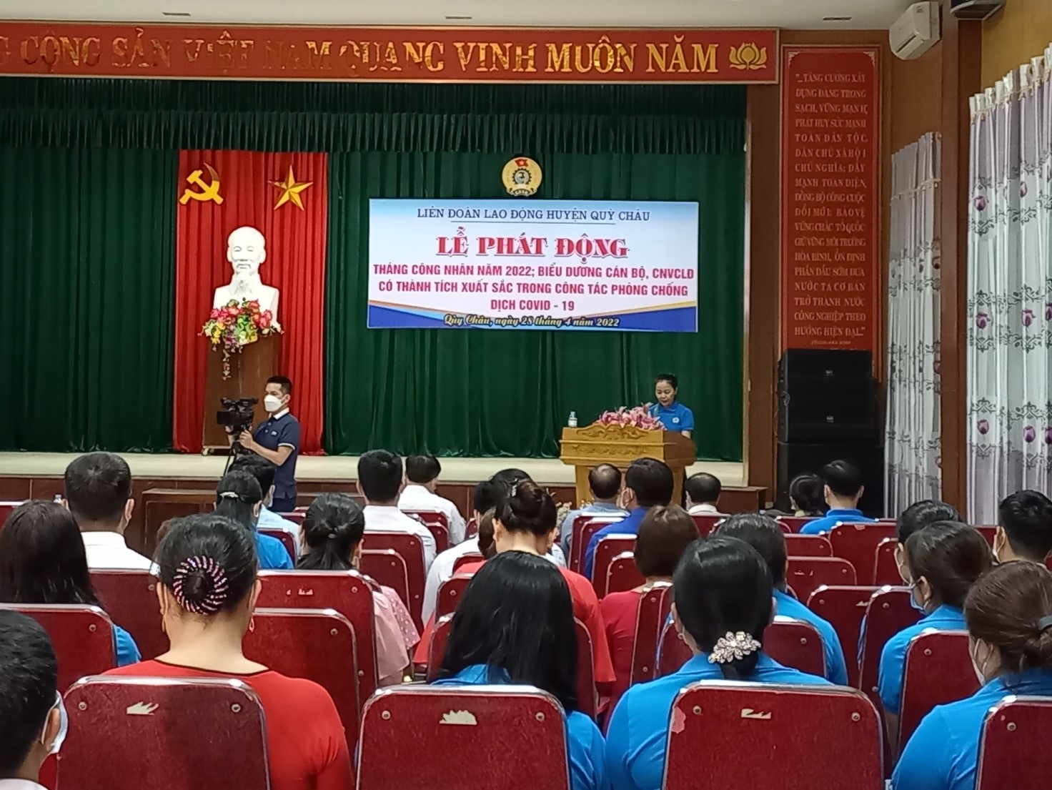 LĐLĐ huyện Quỳ Châu (Nghệ An) tổ chức Lễ phát động Tháng Công nhân LĐLĐ huyện Quỳ Châu (Nghệ An) tổ chức Lễ phát động Tháng Công nhân