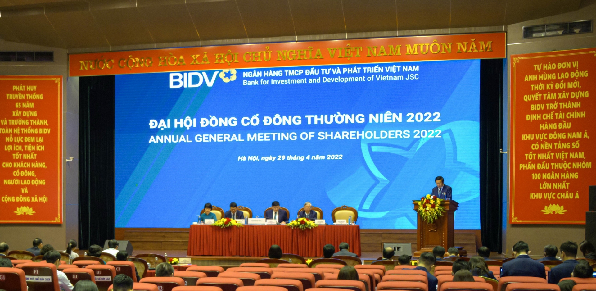 BIDV tổ chức Đại hội đồng cổ đông thường niên năm 2022 BIDV tổ chức Đại hội đồng cổ đông thường niên năm 2022