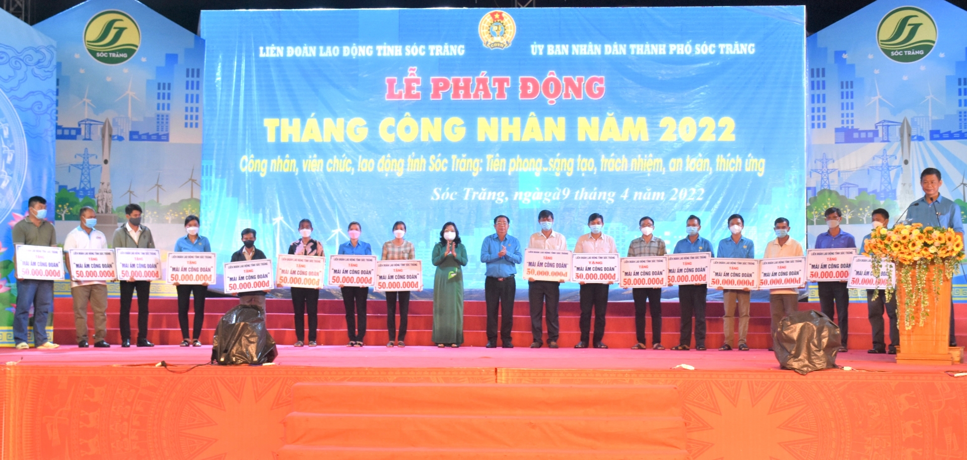 LĐLĐ tỉnh Sóc Trăng phát động Tháng Công nhân năm 2022