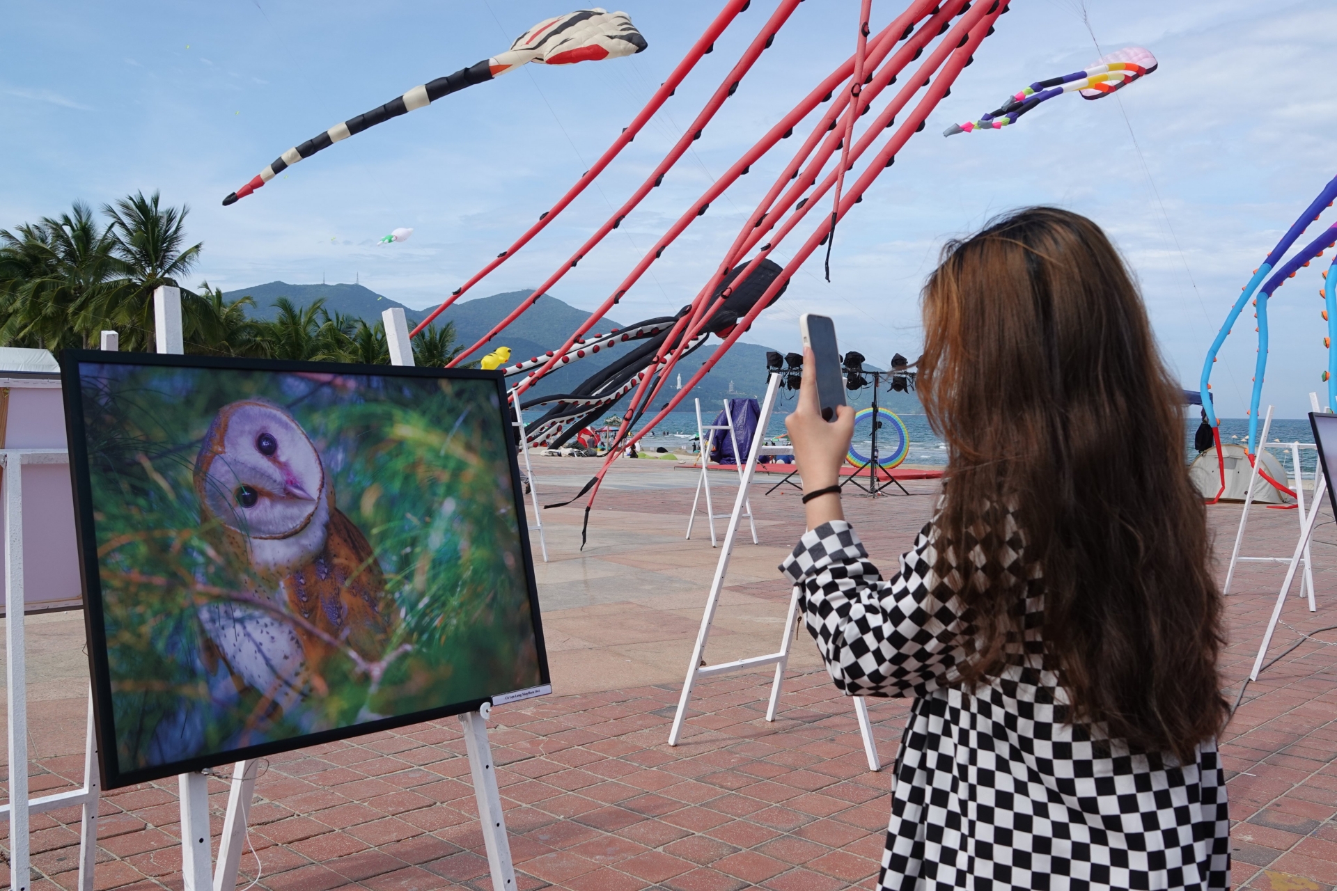 Du khách được "thưởng thức" bãi biển rực rỡ sắc màu tại Đà Nẵng Du khách được "thưởng thức" bãi biển rực rỡ sắc màu tại Đà Nẵng