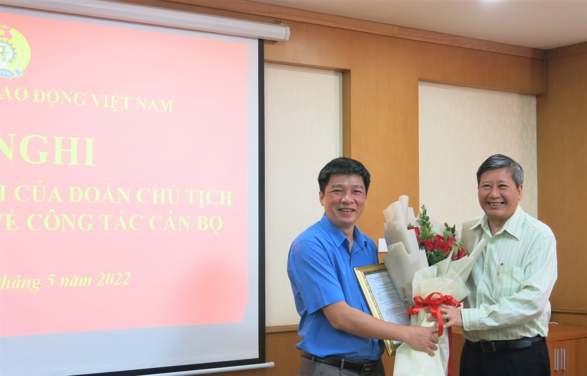 Tổng LĐLĐ Việt Nam công bố quyết định tiếp nhận và bổ nhiệm cán bộ sau luân chuyển