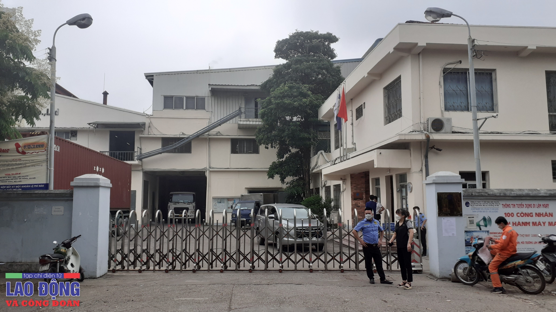 Công nhân Công ty Việt Pacific ngừng việc tập thể