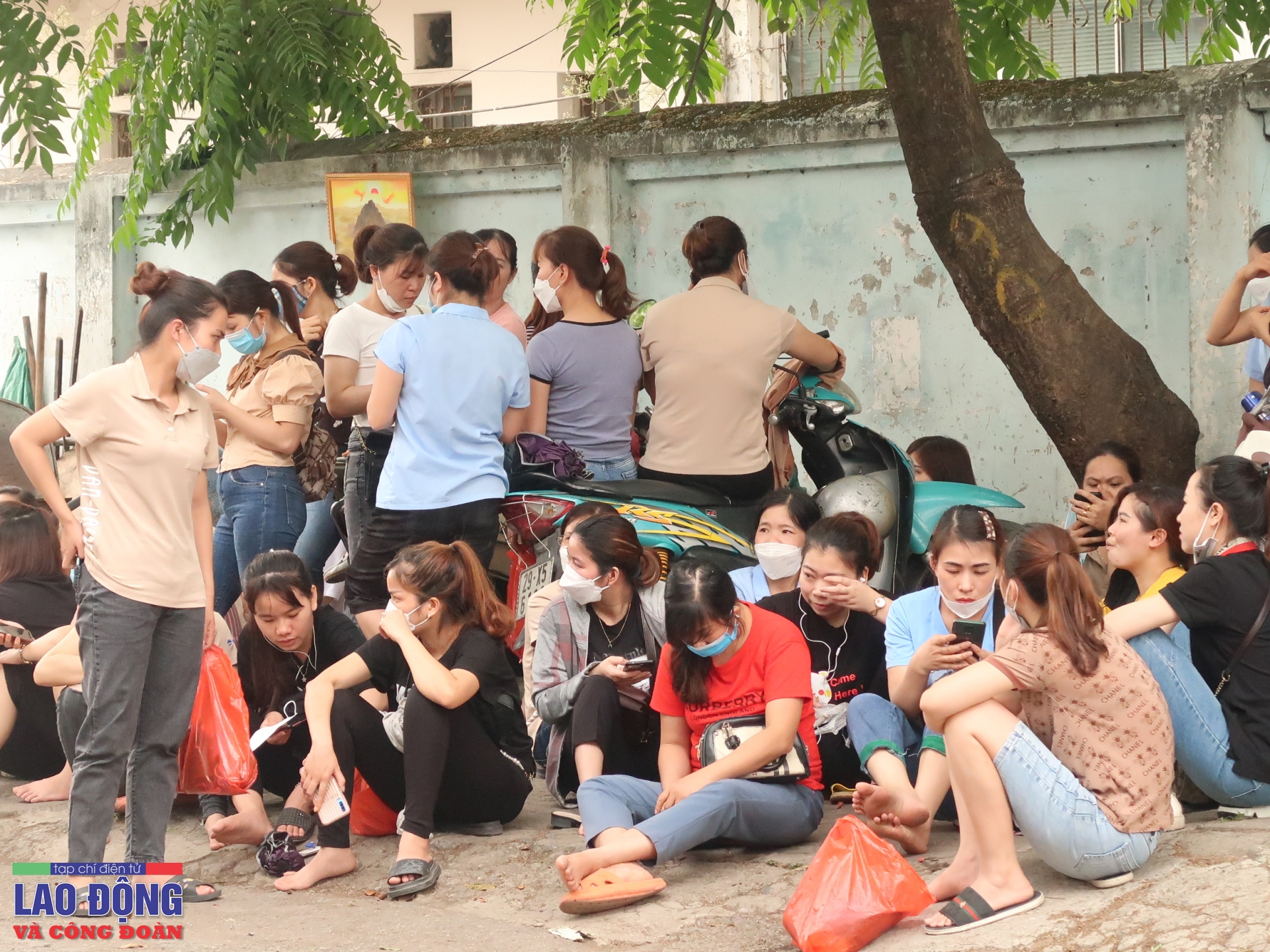 Công nhân Công ty Việt Pacific ngừng việc tập thể