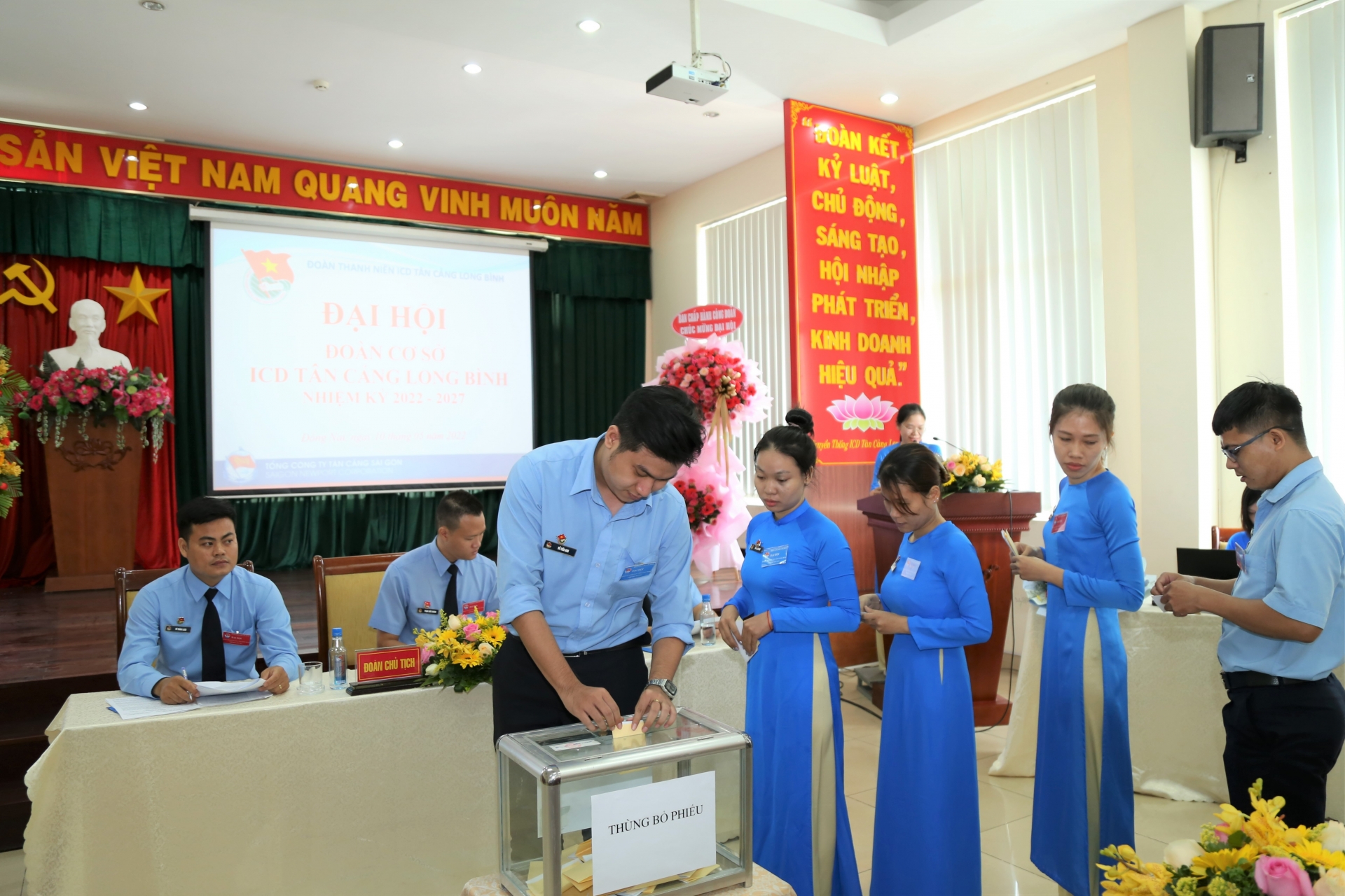Đoàn cơ sở ICD Tân Cảng Long Bình: Đại hội nhiệm kỳ 2022-2027