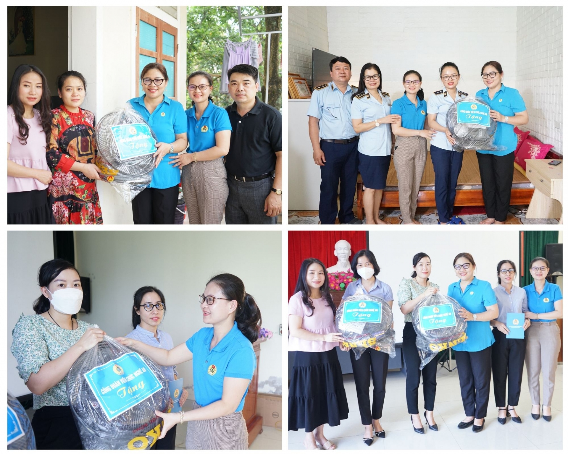 Thiết thực, thân tình từ những món quà của Công đoàn Viên chức Nghệ An