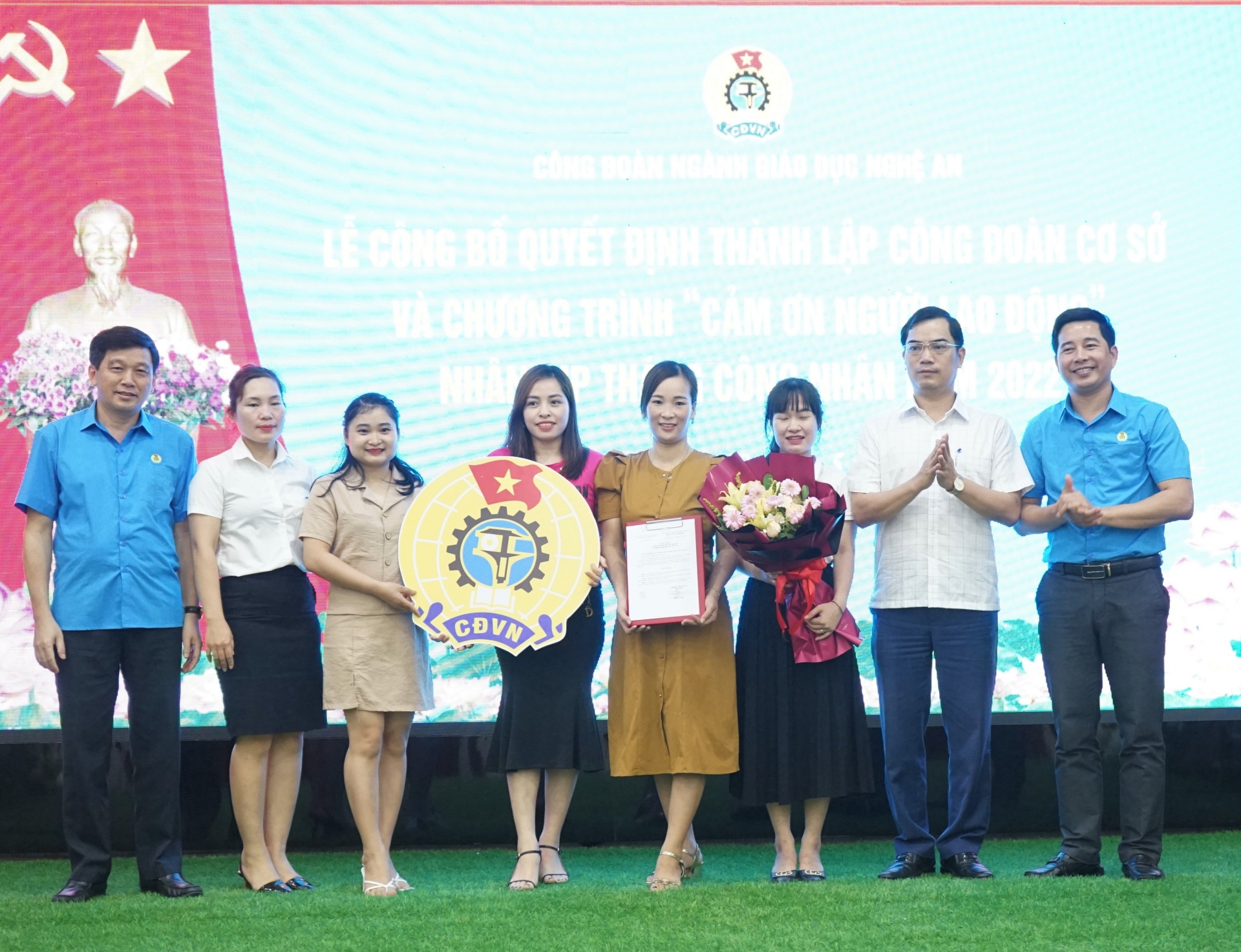 Công đoàn ngành Giáo dục Nghệ An thành lập Công đoàn cơ sở