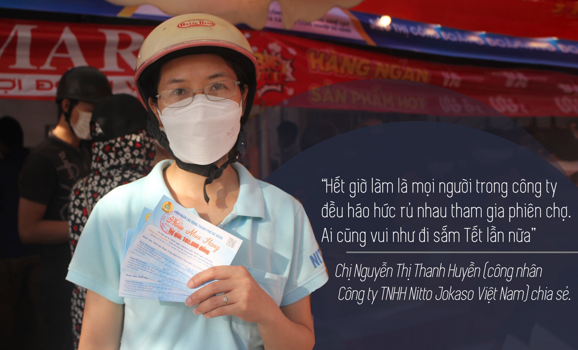 Người lao động phấn khởi “săn hàng” chất lượng, giá “mềm” tại Phiên chợ Công nhân Người lao động phấn khởi “săn hàng” chất lượng, giá “mềm” tại Phiên chợ Công nhân