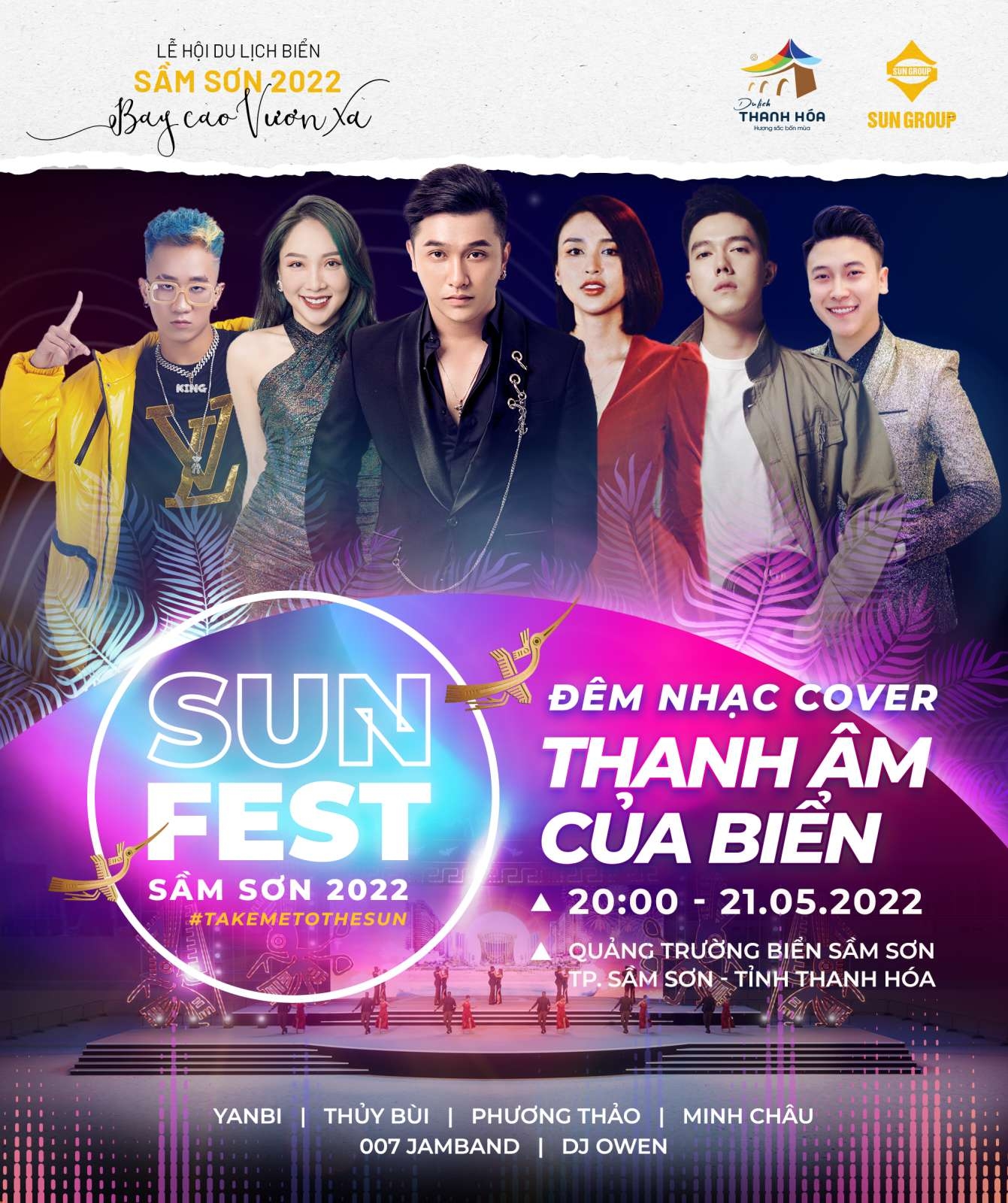“Thanh âm của biển” hứa hẹn một đêm Sun Fest thăng hoa