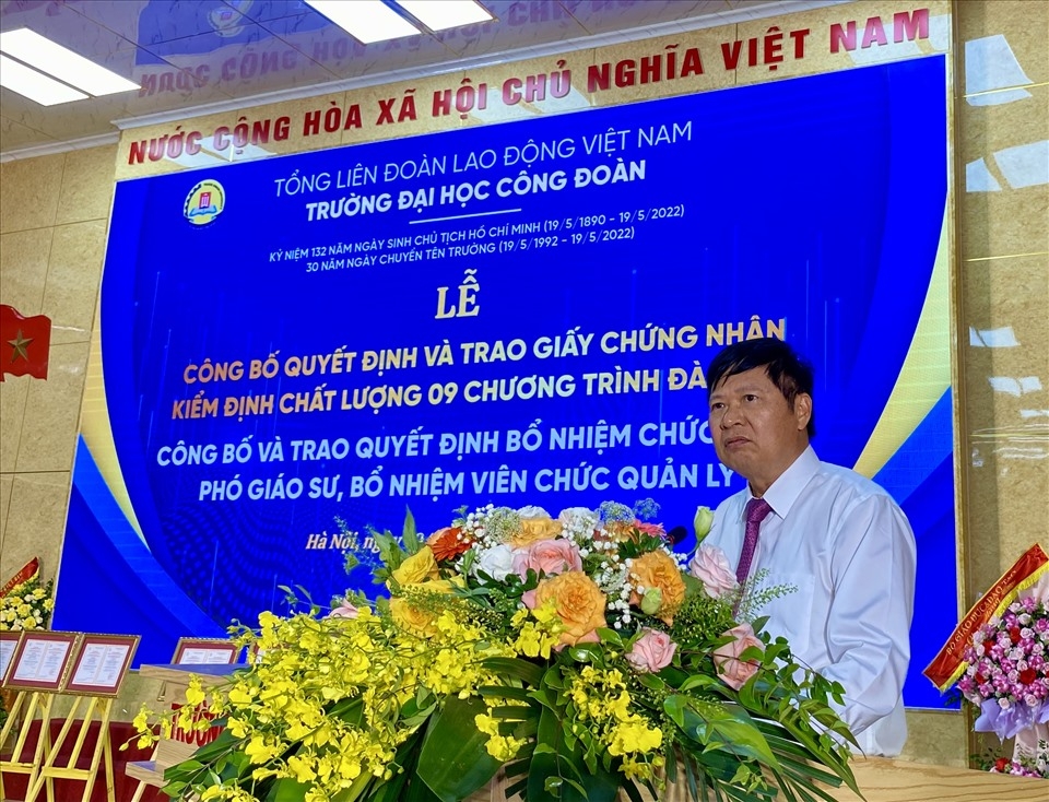 Trường ĐH Công đoàn có 100% chương trình đào tạo nhận chứng nhận kiểm định chất lượng Trường ĐH Công đoàn có 100% chương trình đào tạo nhận chứng nhận kiểm định chất lượng