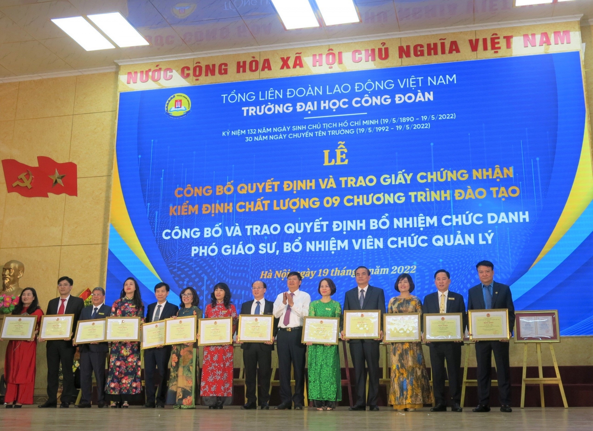 Trường ĐH Công đoàn có 100% chương trình đào tạo nhận chứng nhận kiểm định chất lượng Trường ĐH Công đoàn có 100% chương trình đào tạo nhận chứng nhận kiểm định chất lượng