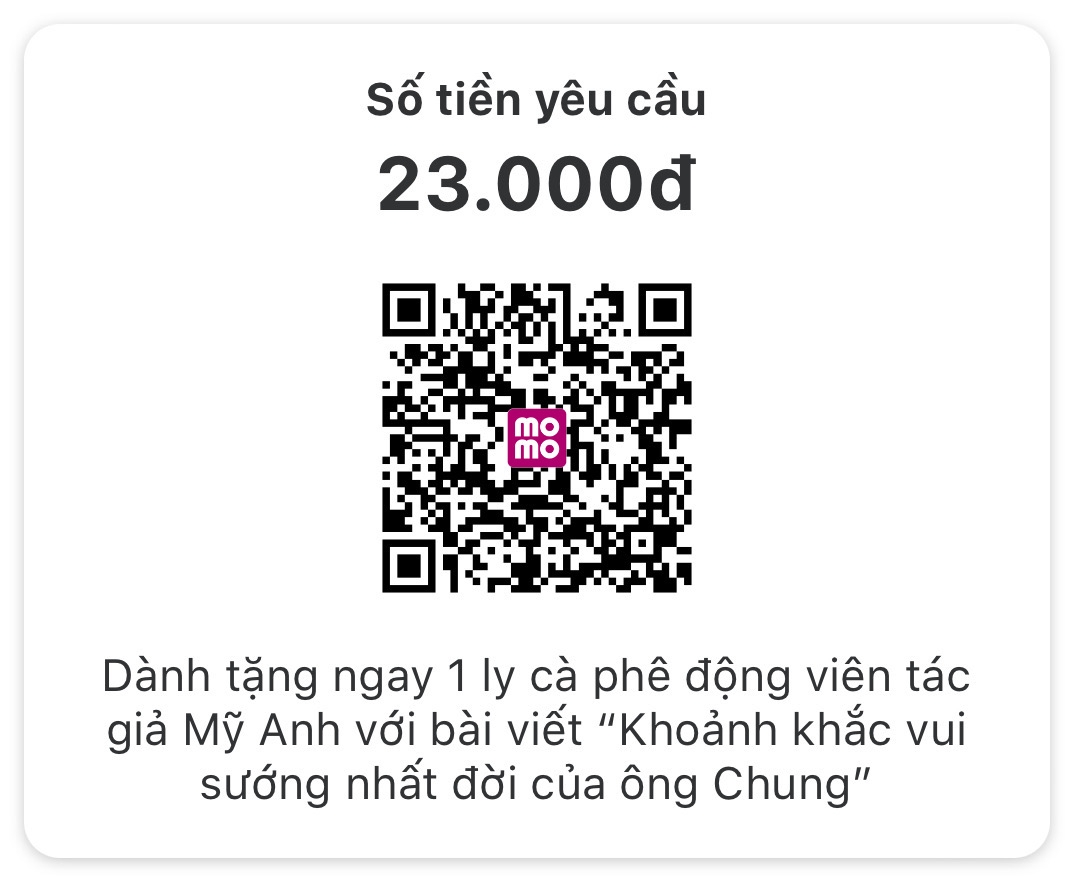 Khoảnh khắc vui sướng nhất đời của ông Chung
