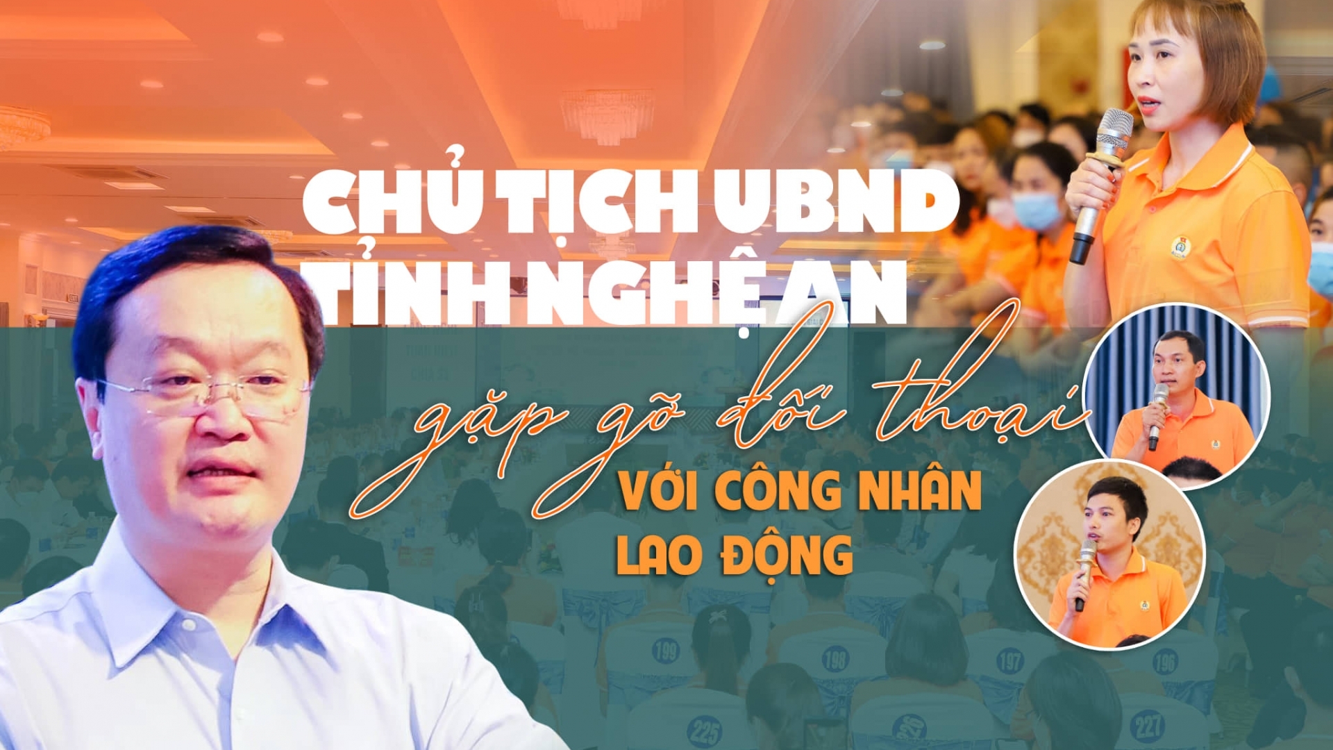 Chủ tịch UBND tỉnh Nghệ An gặp gỡ, đối thoại với công nhân lao động