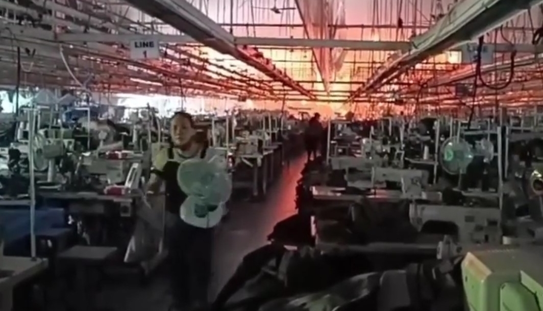 Quảng Nam: Cháy lớn tại công ty may thuộc Cụm công nghiệp Trảng Nhật 1