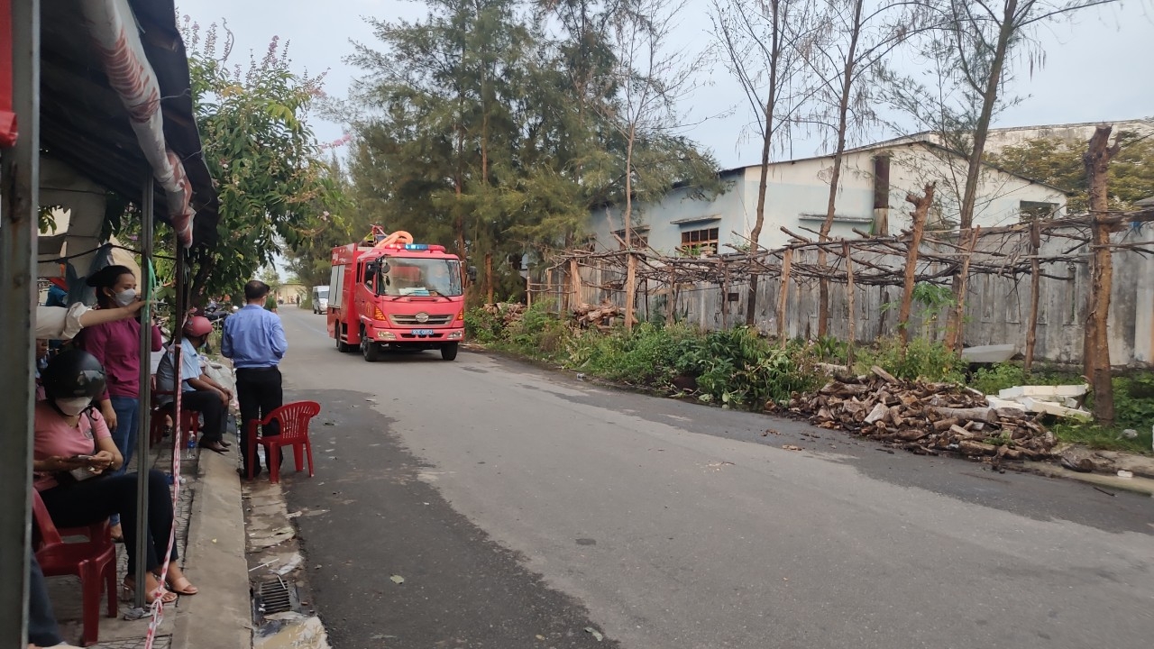 Quảng Nam: Cháy lớn tại công ty may thuộc Cụm công nghiệp Trảng Nhật 1