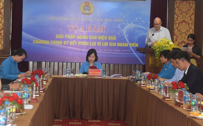 Tọa đàm “Giải pháp nâng cao hiệu quả Chương trình ký kết phúc lợi vì lợi ích đoàn viên”