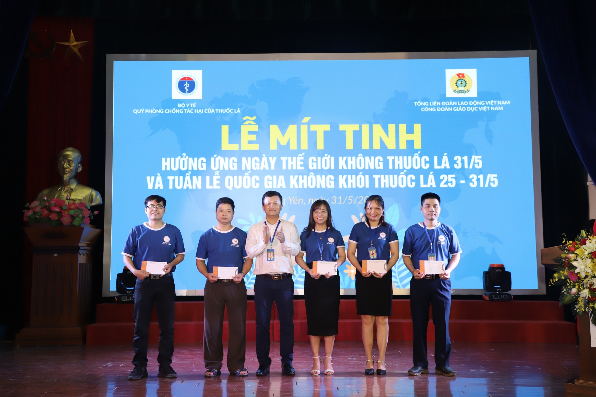 Hưởng ứng Ngày Thế giới không khói thuốc 31/5 và Tuần lễ Quốc gia không khói thuốc Hưởng ứng Ngày Thế giới không khói thuốc 31/5 và Tuần lễ Quốc gia không khói thuốc