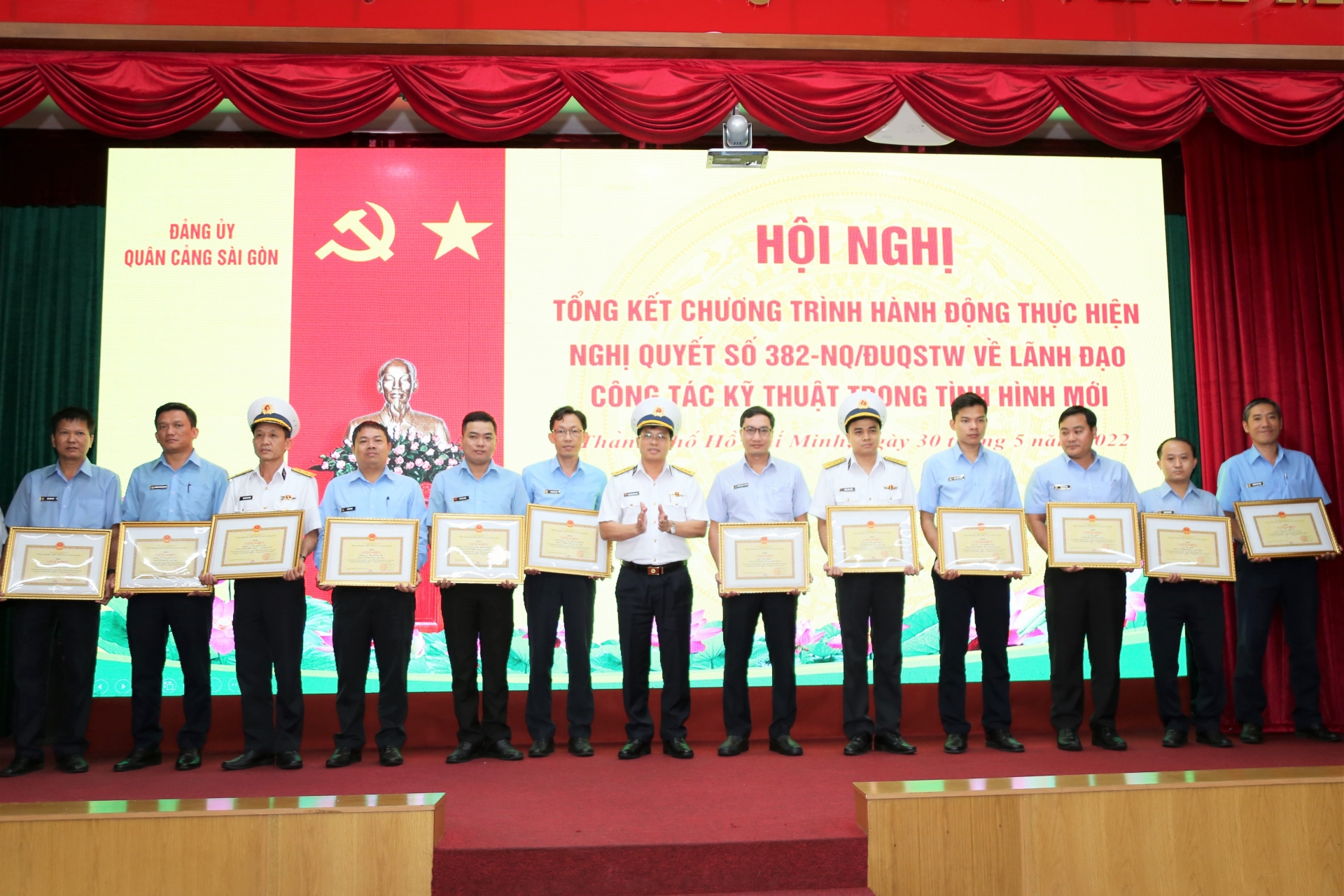 Đảng ủy Quân cảng Sài Gòn tổng kết 15 năm thực hiện Nghị quyết 382 Đảng ủy Quân cảng Sài Gòn tổng kết 15 năm thực hiện Nghị quyết 382