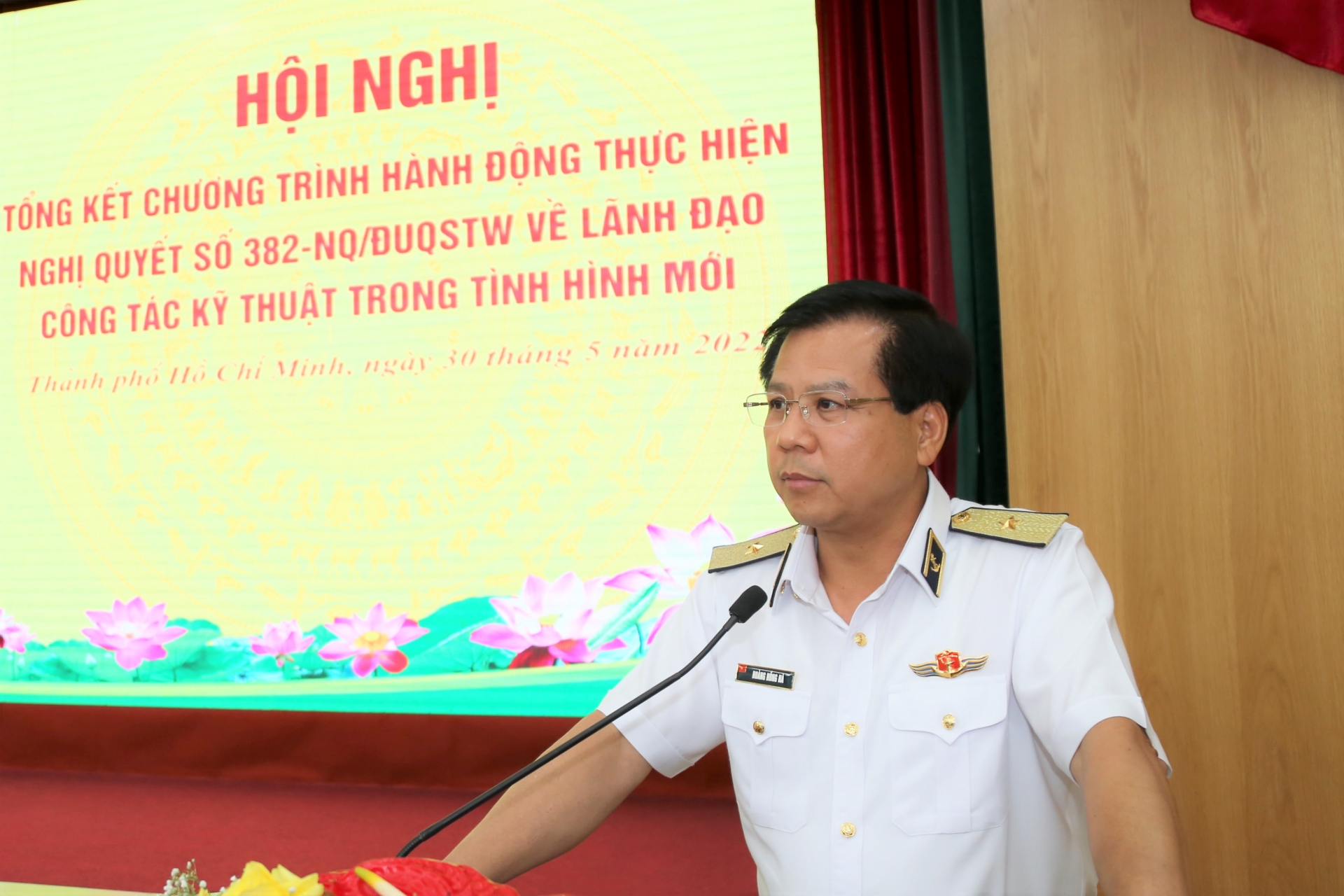 Đảng ủy Quân cảng Sài Gòn tổng kết 15 năm thực hiện Nghị quyết 382 Đảng ủy Quân cảng Sài Gòn tổng kết 15 năm thực hiện Nghị quyết 382