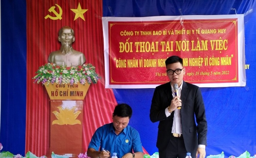 Doanh nghiệp tổ chức đối thoại, hàng trăm đoàn viên, người lao động được chăm lo