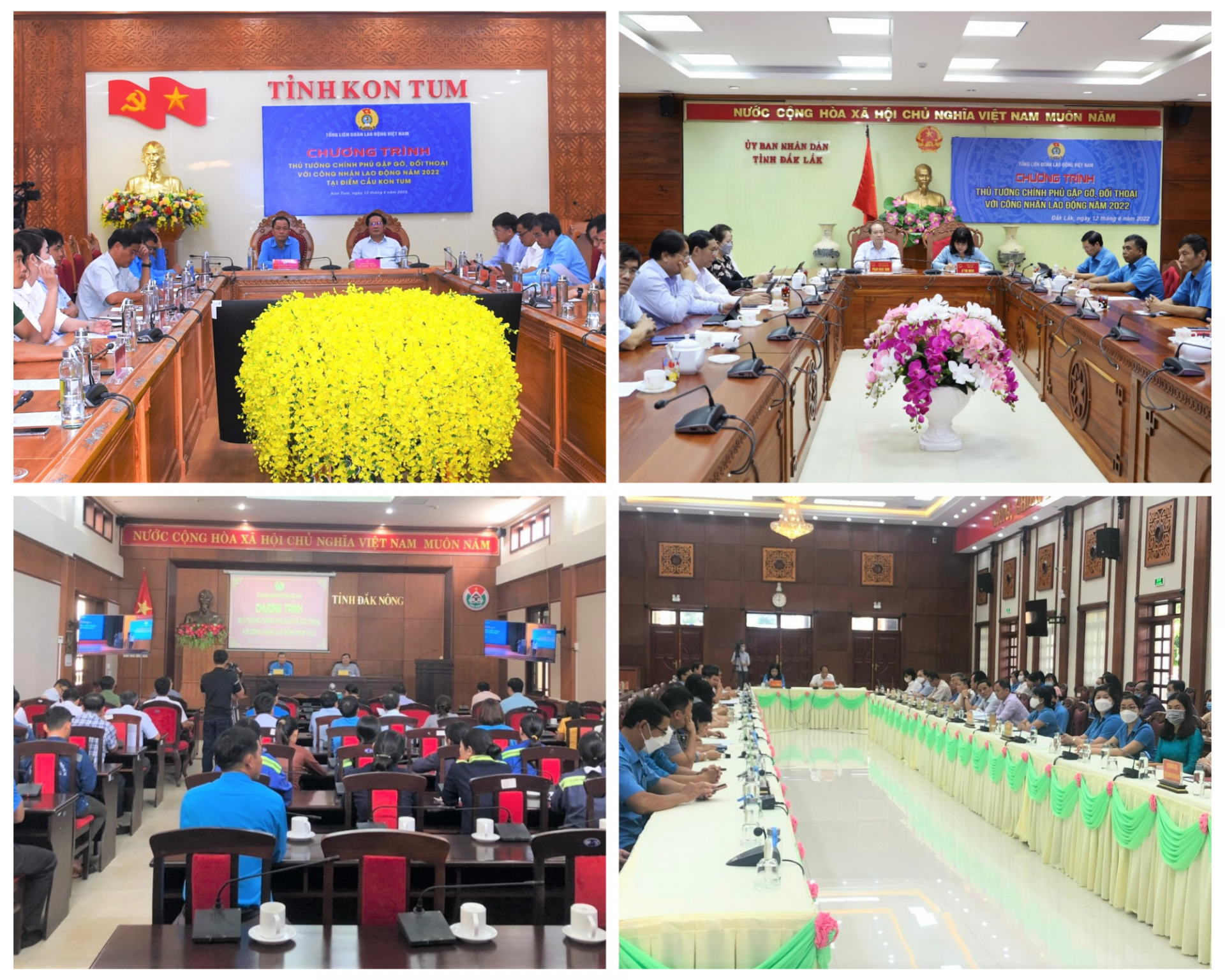 Công nhân lao động các tỉnh Tây Nguyên náo nức trong “Ngày hội đối thoại” toàn quốc