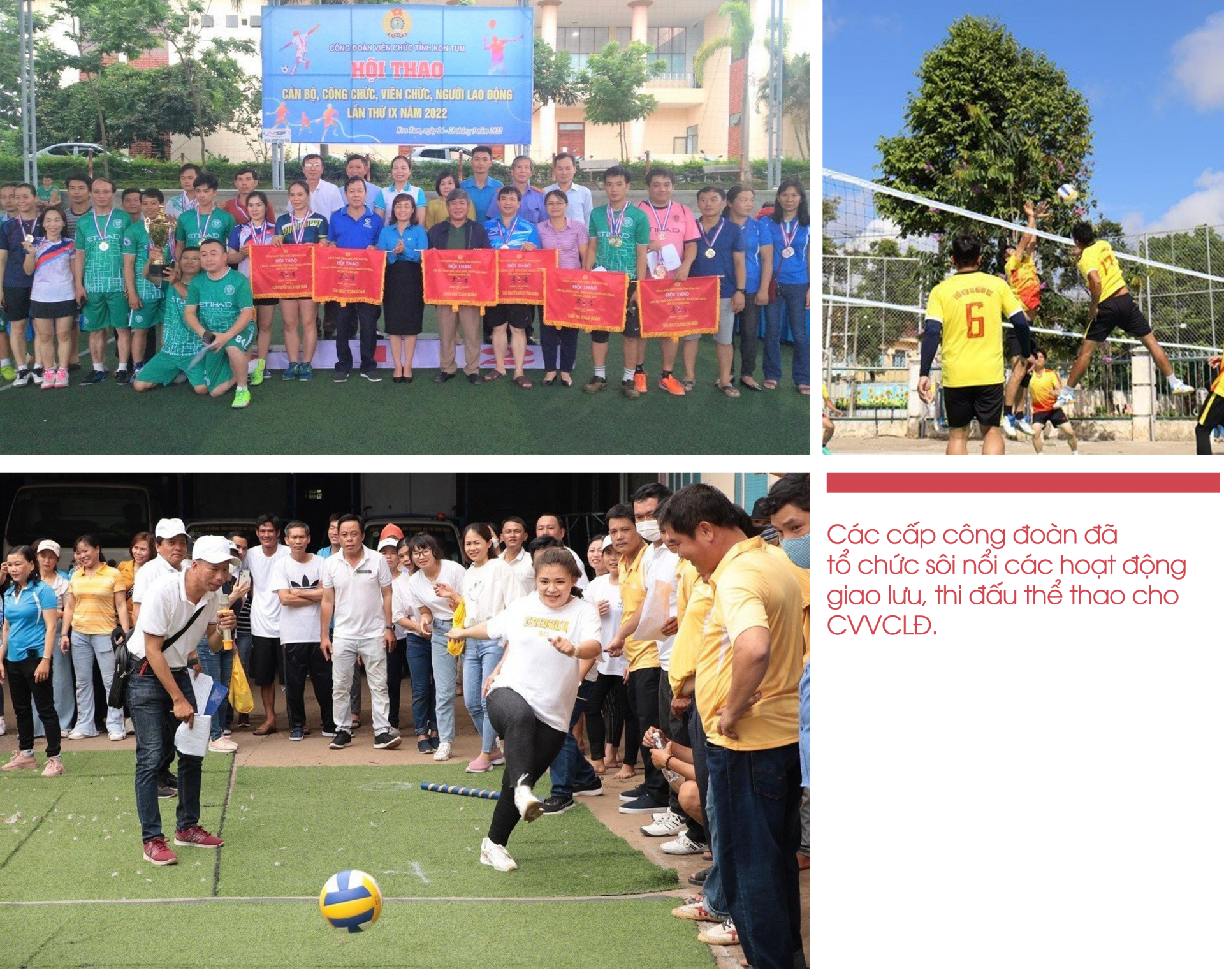 Kon Tum: Khép lại Tháng Công nhân “hướng về đoàn viên, NLĐ” Kon Tum: Khép lại Tháng Công nhân “hướng về đoàn viên, NLĐ”