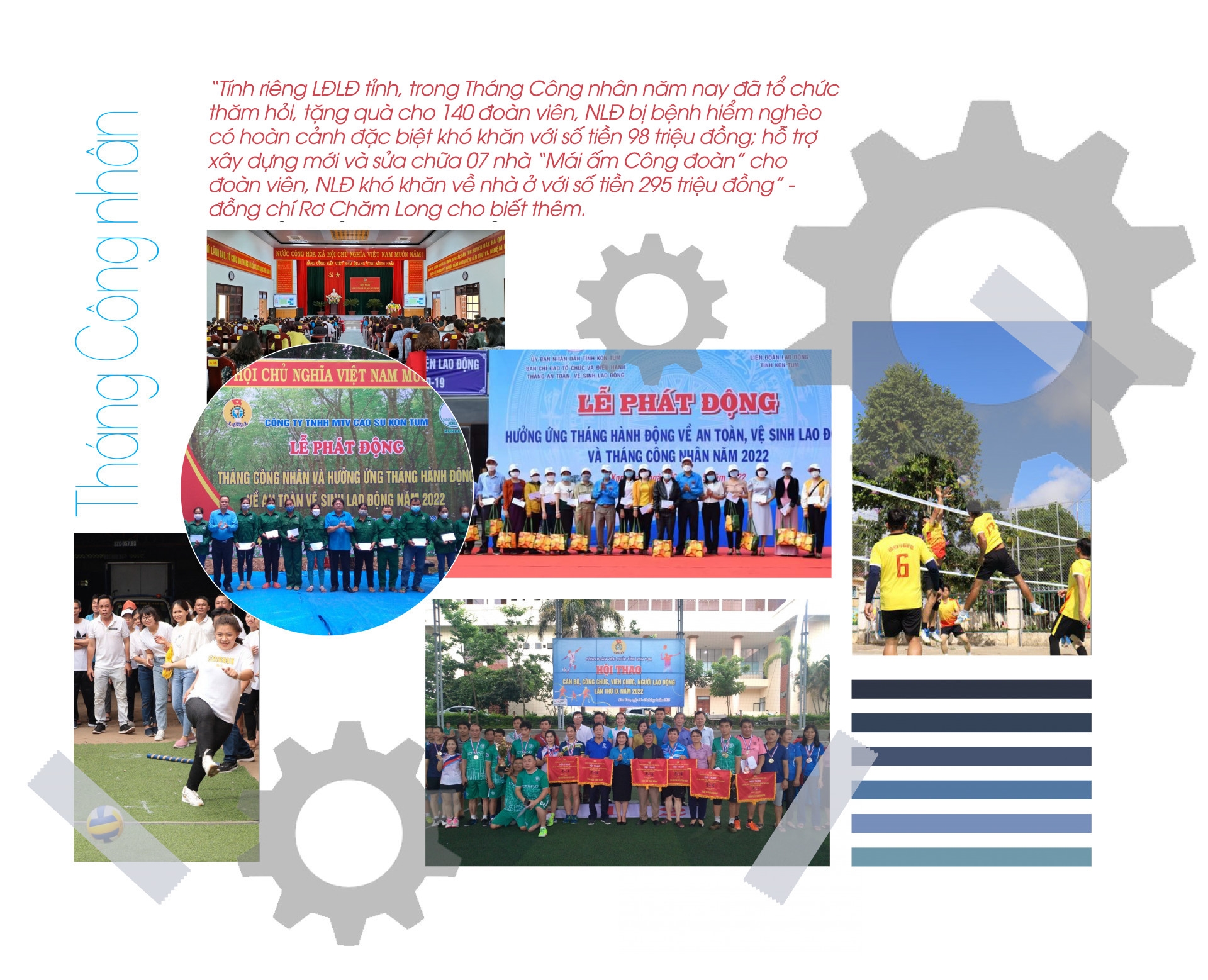 Kon Tum: Khép lại Tháng Công nhân “hướng về đoàn viên, NLĐ” Kon Tum: Khép lại Tháng Công nhân “hướng về đoàn viên, NLĐ”