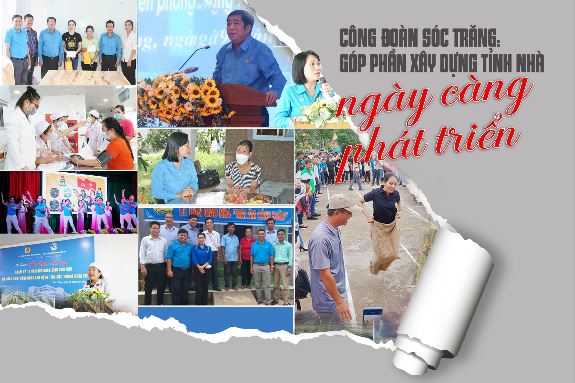 Công đoàn Sóc Trăng: Góp phần xây dựng tỉnh nhà ngày càng phát triển Công đoàn Sóc Trăng: Góp phần xây dựng tỉnh nhà ngày càng phát triển