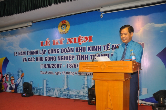 Công đoàn Khu kinh tế Nghi Sơn và các Khu công nghiệp tỉnh Thanh Hóa kỷ niệm 15 năm thành lập
