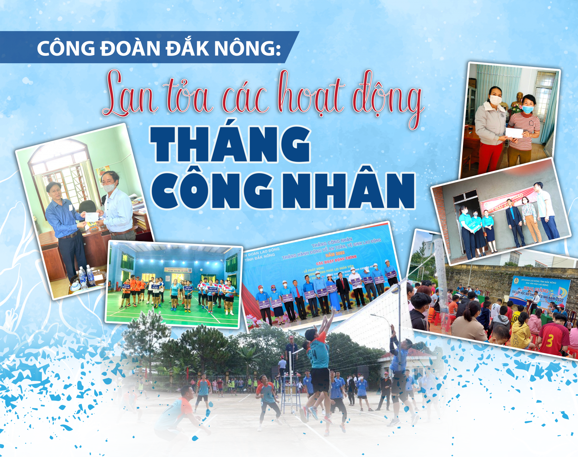 Công đoàn Đắk Nông: Lan tỏa các hoạt động Tháng Công nhân Công đoàn Đắk Nông: Lan tỏa các hoạt động Tháng Công nhân