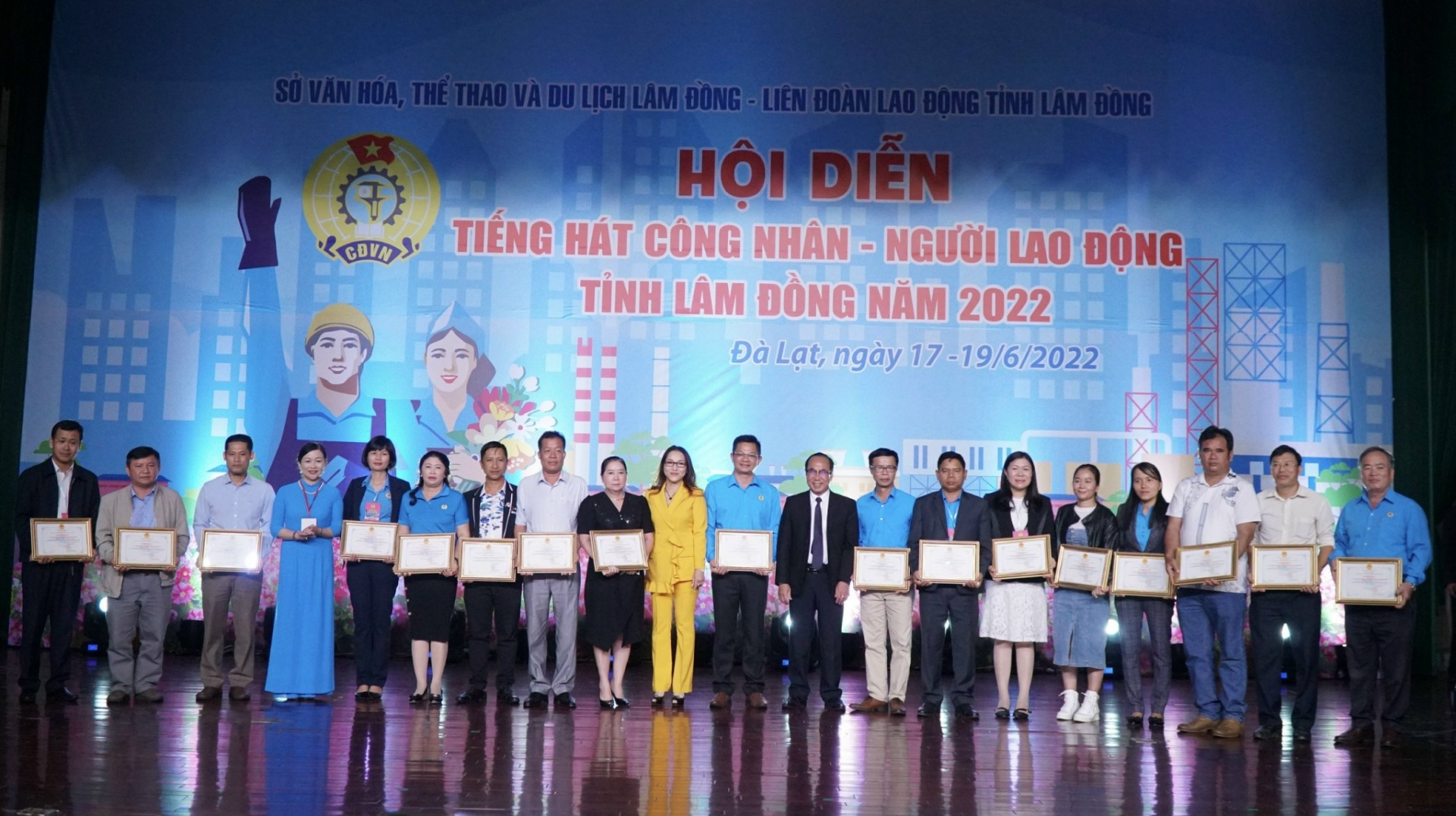 Lâm Đồng: Hội diễn “Tiếng hát công nhân, người lao động” năm 2022 rực rỡ và đặc sắc