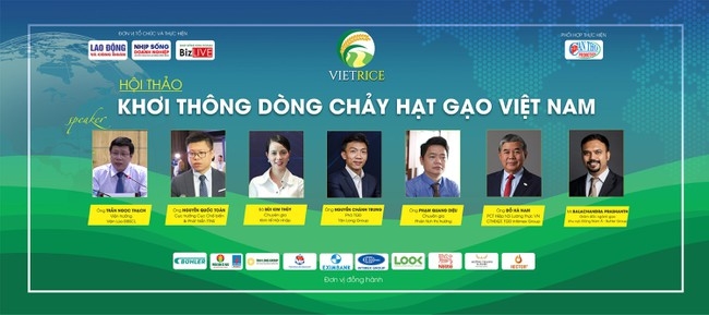 Đang diễn ra hội thảo "Khơi thông dòng chảy hạt gạo Việt Nam"