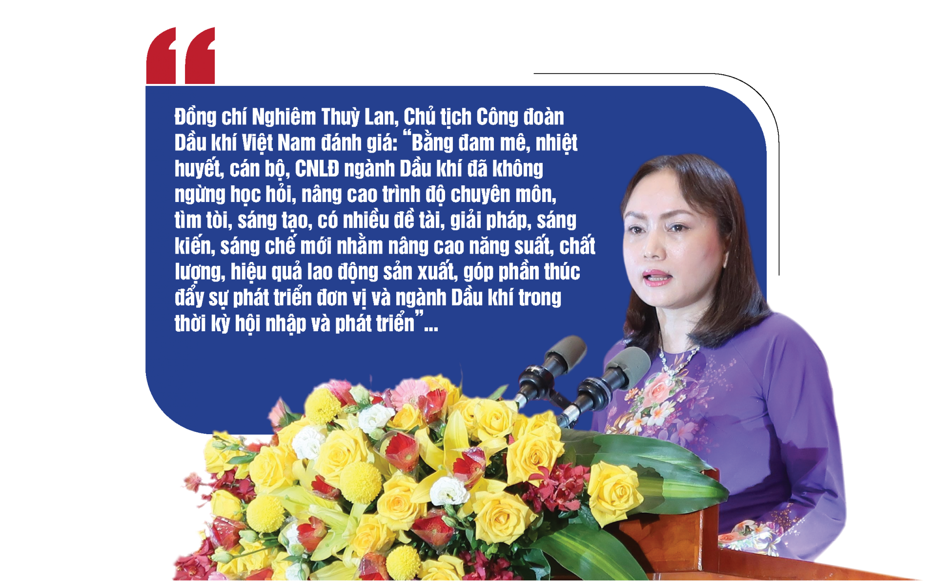 Người lao động ngành Dầu khí: Vượt khó khăn, hăng say đổi mới, sáng tạo Người lao động ngành Dầu khí: Vượt khó khăn, hăng say đổi mới, sáng tạo