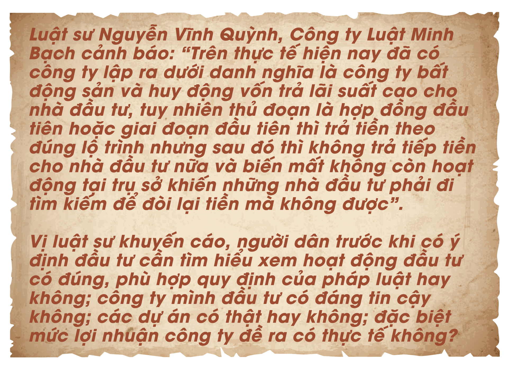 Huy động vốn bất thường ở Công ty Nhật Nam: Kỳ 2 - Hé lộ “chiêu thức” dụ dỗ nhà đầu tư Huy động vốn bất thường ở Công ty Nhật Nam: Kỳ 2 - Hé lộ “chiêu thức” dụ dỗ nhà đầu tư
