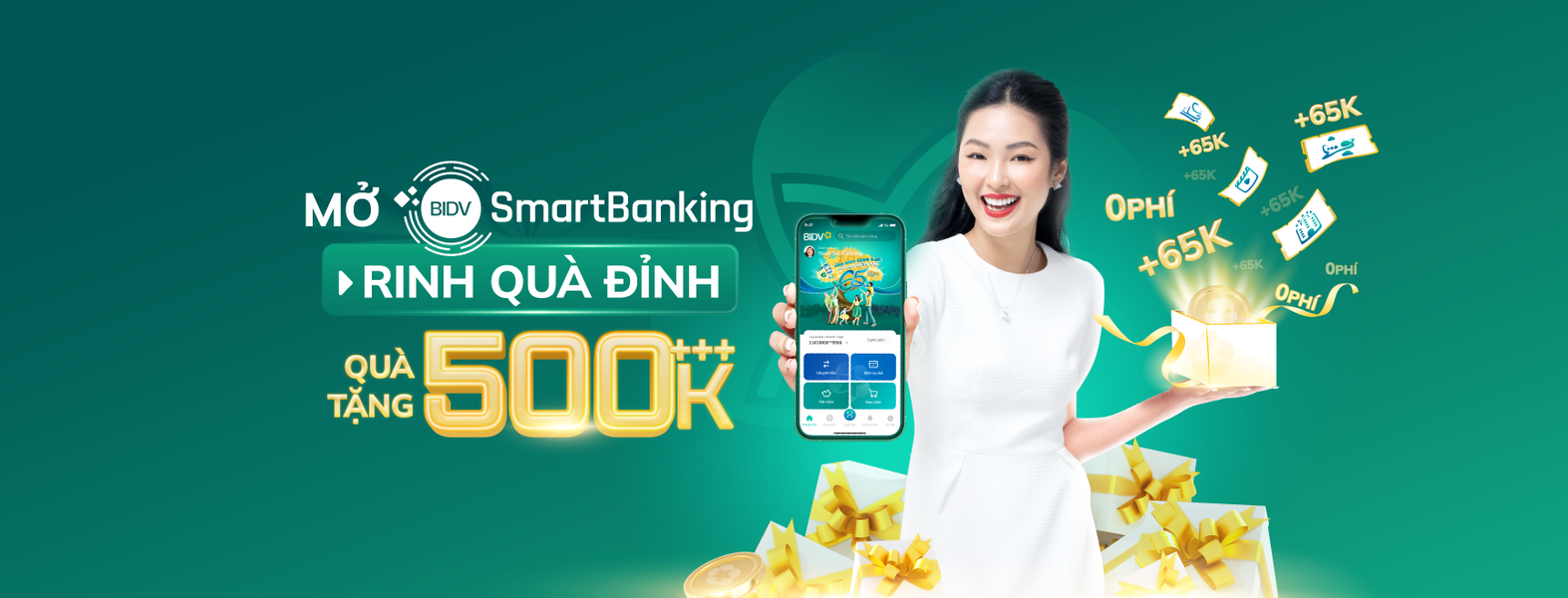 Đăng ký BIDV SmartBanking - Rinh quà 500k++ Đăng ký BIDV SmartBanking - Rinh quà 500k++