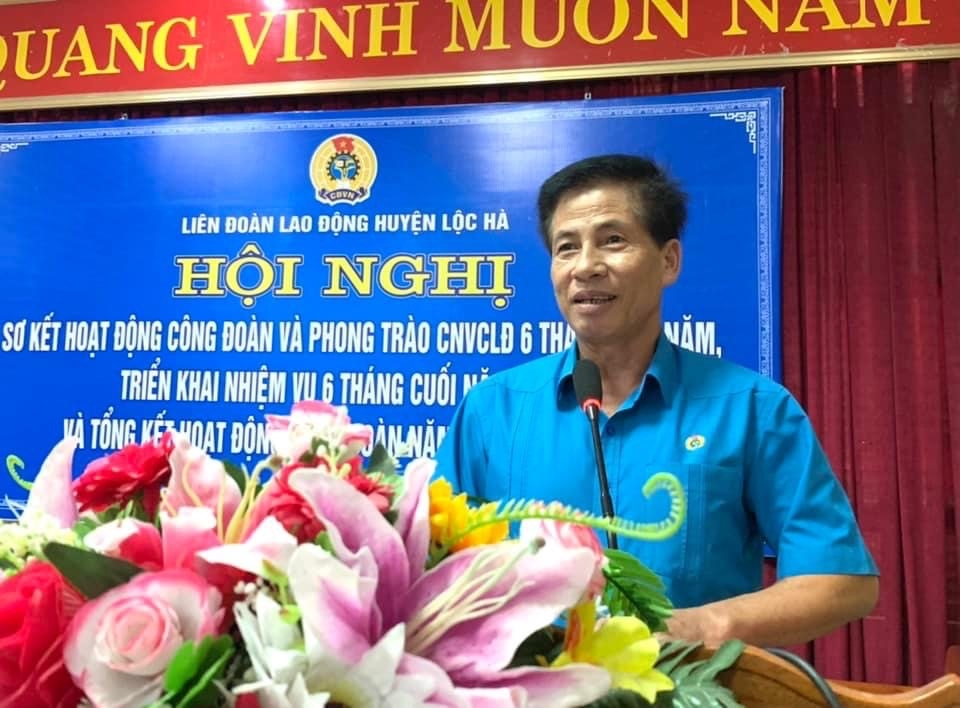 LĐLĐ huyện Lộc Hà: Sơ kết hoạt động công đoàn 6 tháng đầu năm 2022