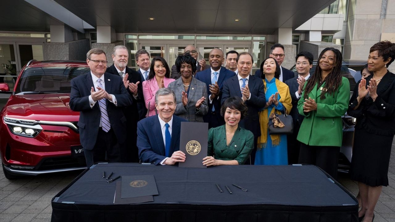 VinFast nhận ưu đãi 1,2 tỷ USD cho dự án nhà máy tại Bắc Carolina