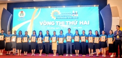 50 thí sinh xuất sắc tranh tài Vòng 2 Hội thi “Cán bộ Công đoàn giỏi năm 2022”