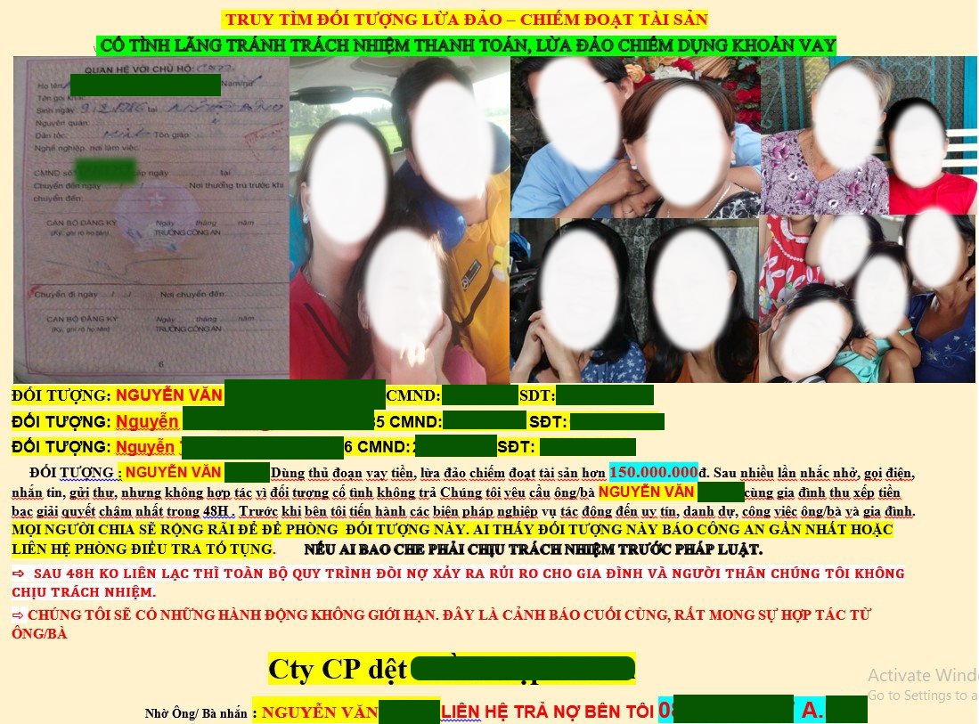 Cán bộ công đoàn phải khóa Facebook, đổi số điện thoại vì công nhân vướng tín dụng đen Cán bộ công đoàn phải khóa Facebook, đổi số điện thoại vì công nhân vướng tín dụng đen