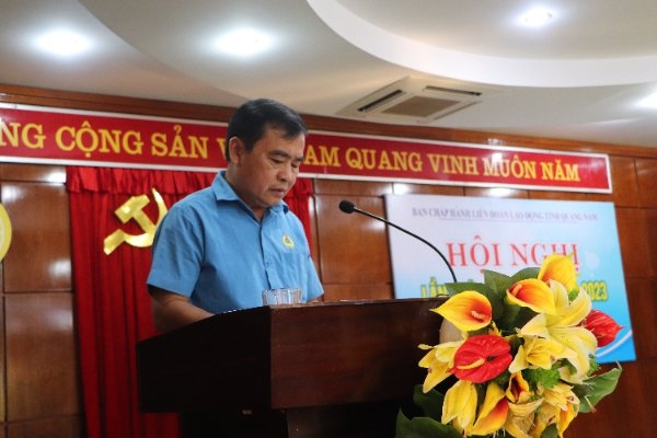 Công đoàn tỉnh Quảng Nam đạt kết quả toàn diện, nổi bật trong 6 tháng đầu năm Công đoàn tỉnh Quảng Nam đạt kết quả toàn diện, nổi bật trong 6 tháng đầu năm