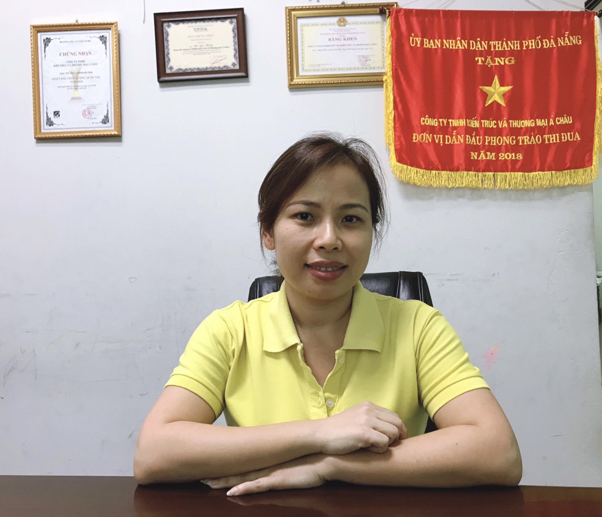 Chân dung chị kế toán trưởng vừa có tâm vừa có tầm Hà Thị Ngọc Anh. Ảnh: PHAN NGUYÊN