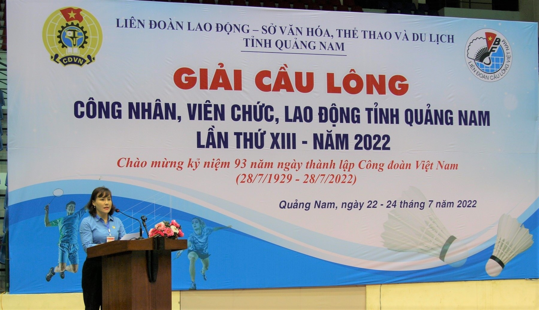 Tổ chức giải cầu lông CNVCLĐ chào mừng 93 năm Ngày thành lập Công đoàn Việt Nam Tổ chức giải cầu lông CNVCLĐ chào mừng 93 năm Ngày thành lập Công đoàn Việt Nam