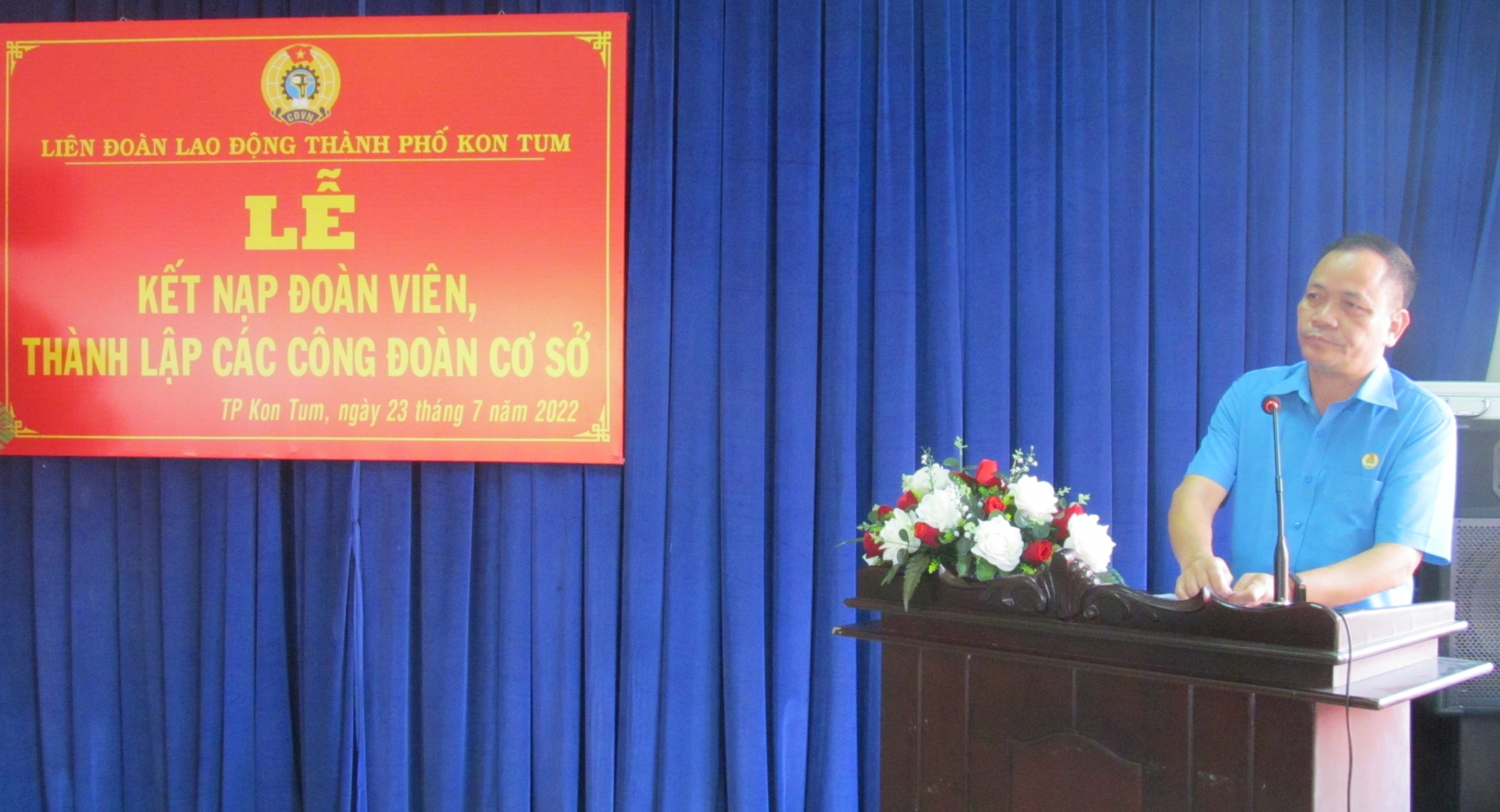 LĐLĐ TP. Kon Tum: Đẩy mạnh kết nạp đoàn viên, thành lập CĐCS LĐLĐ TP. Kon Tum: Đẩy mạnh kết nạp đoàn viên, thành lập CĐCS