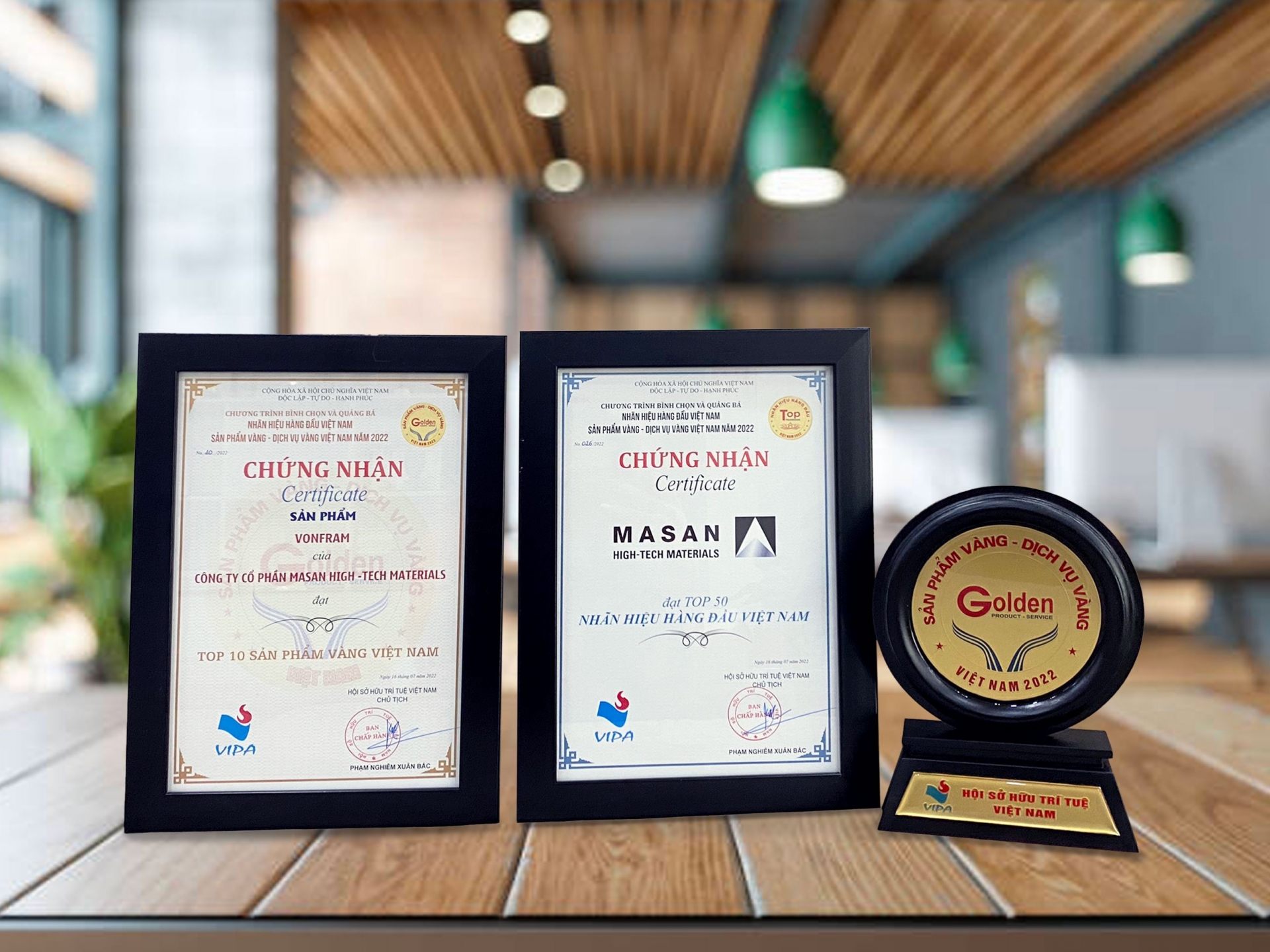 Sản phẩm Vonfram của Masan High-Tech Materials được vinh danh “Sản phẩm Vàng năm 2022”